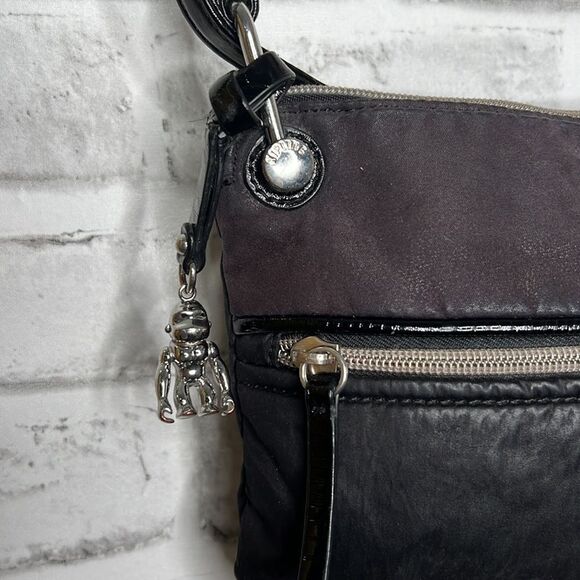 Kipling Vintage Nylon & Leather Crossbody Bag Purse - Picture 2 of 9